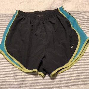 SOLD Black, teal, and green Nike shorts